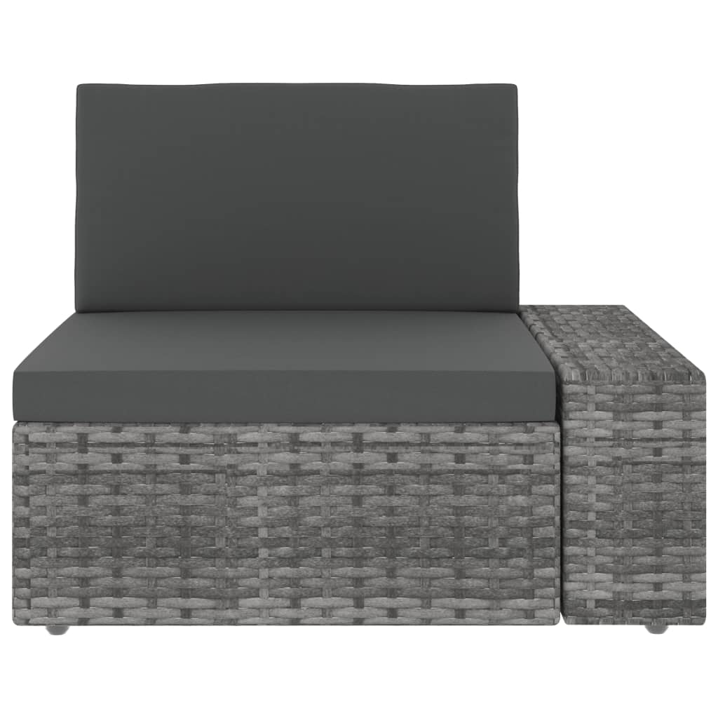 8-Tlg. Garten-Lounge-Set Poly Rattan