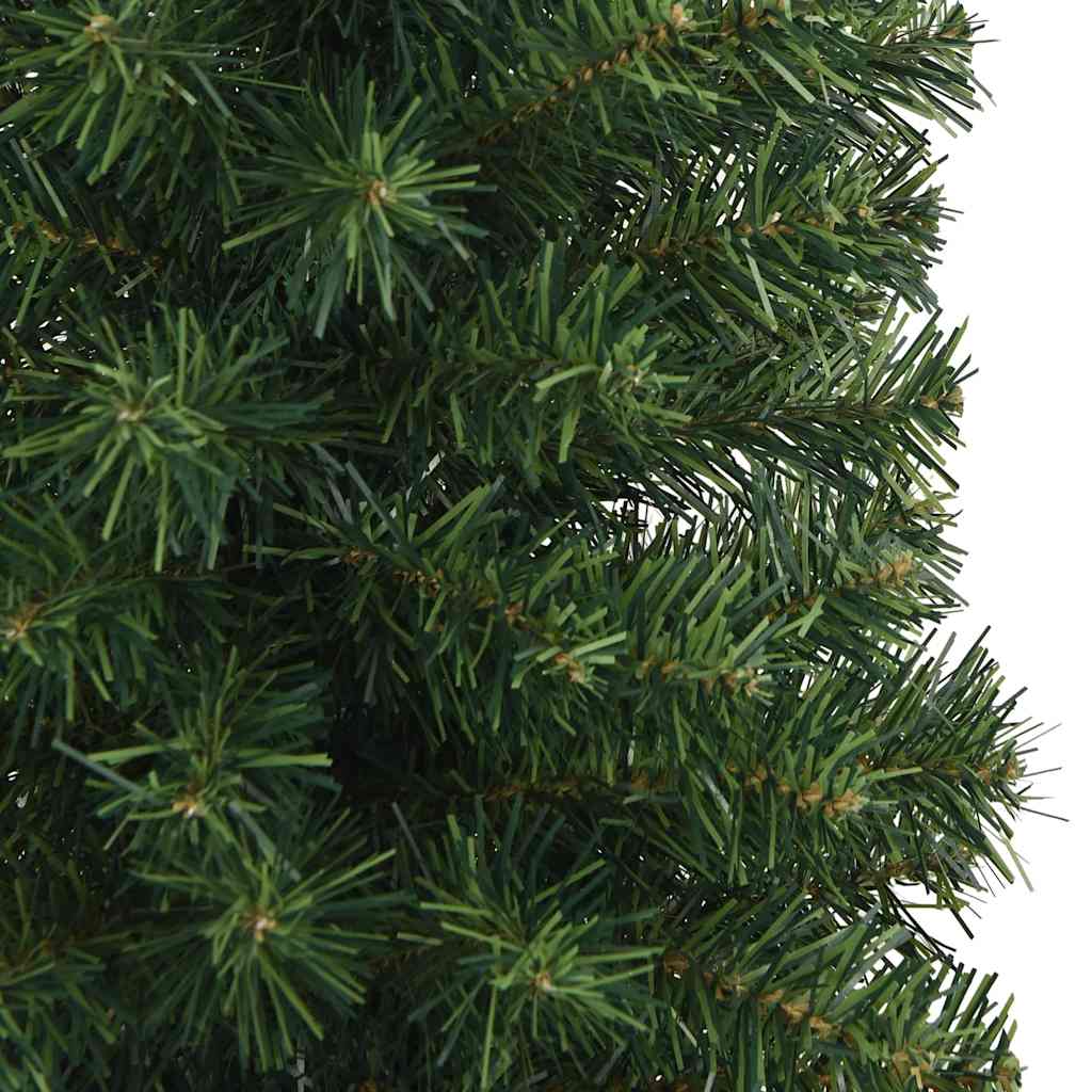 Künstlicher Weihnachtsbaum Schlank Mit Ständer Pvc Grün