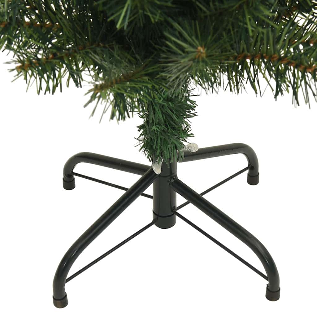 Künstlicher Weihnachtsbaum Schlank Mit Ständer Pvc Grün