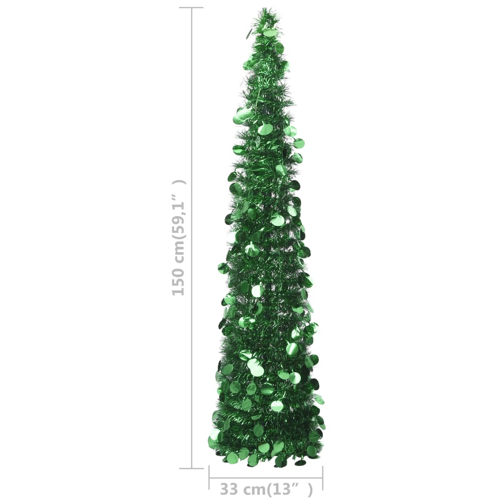 Künstlicher Pop-Up-Weihnachtsbaum 150 Cm Pet Grün