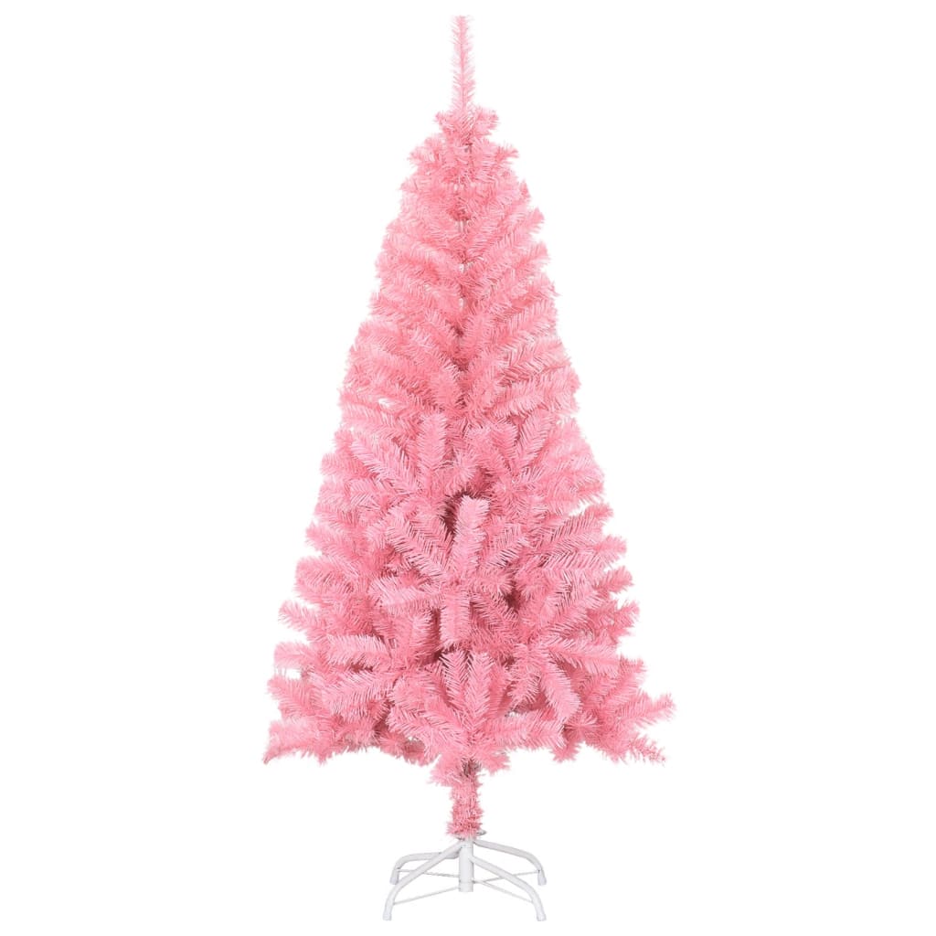 Künstlicher Weihnachtsbaum Mit Ständer 150 Cm Pvc Rosa