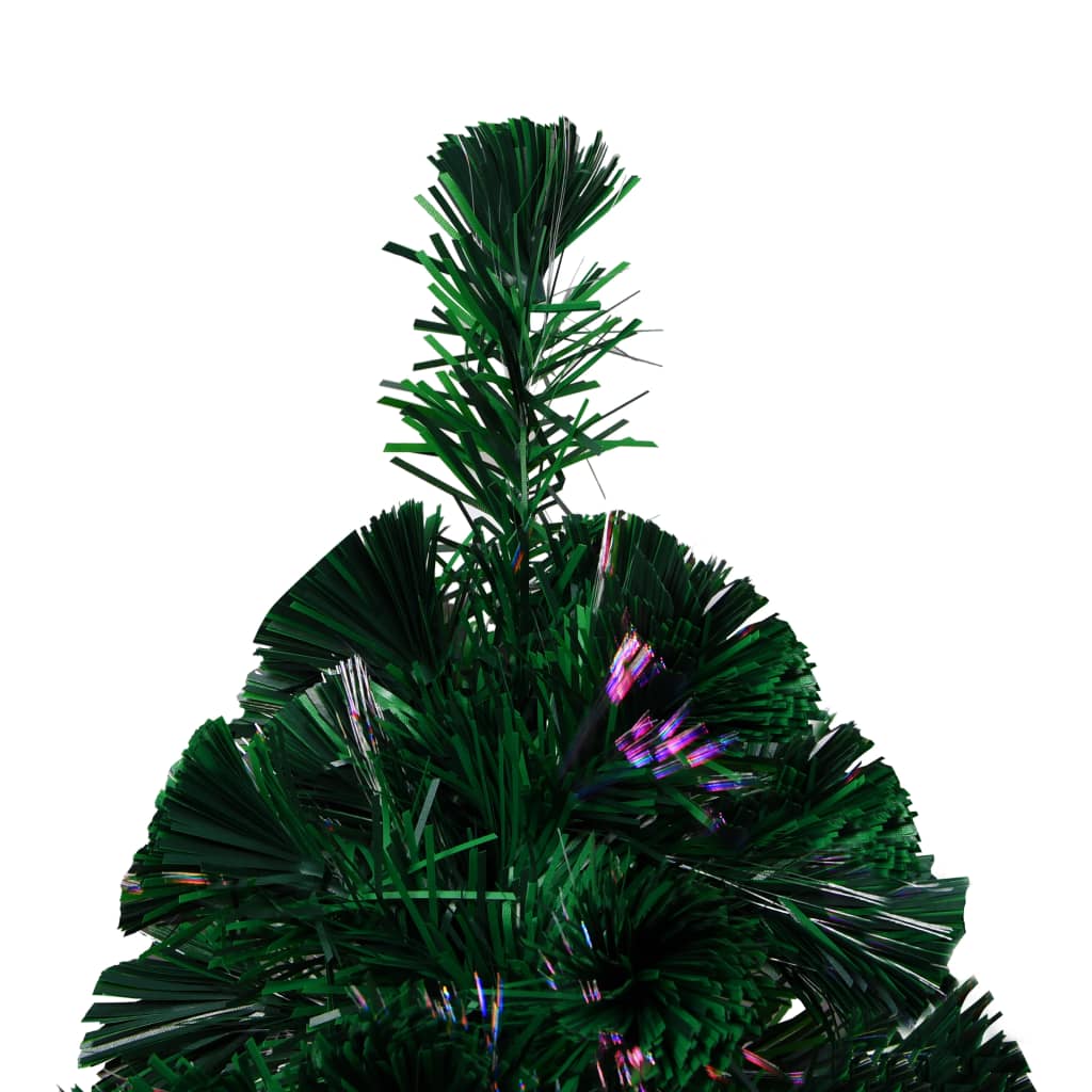 Künstlicher Weihnachtsbaum Mit Ständer Grün 120 Cm Glasfaser Creme
