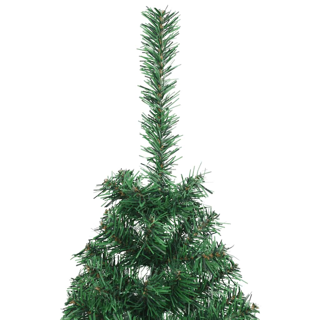 Künstlicher Halb-Weihnachtsbaum Mit Ständer 150 Cm Pvc Grün