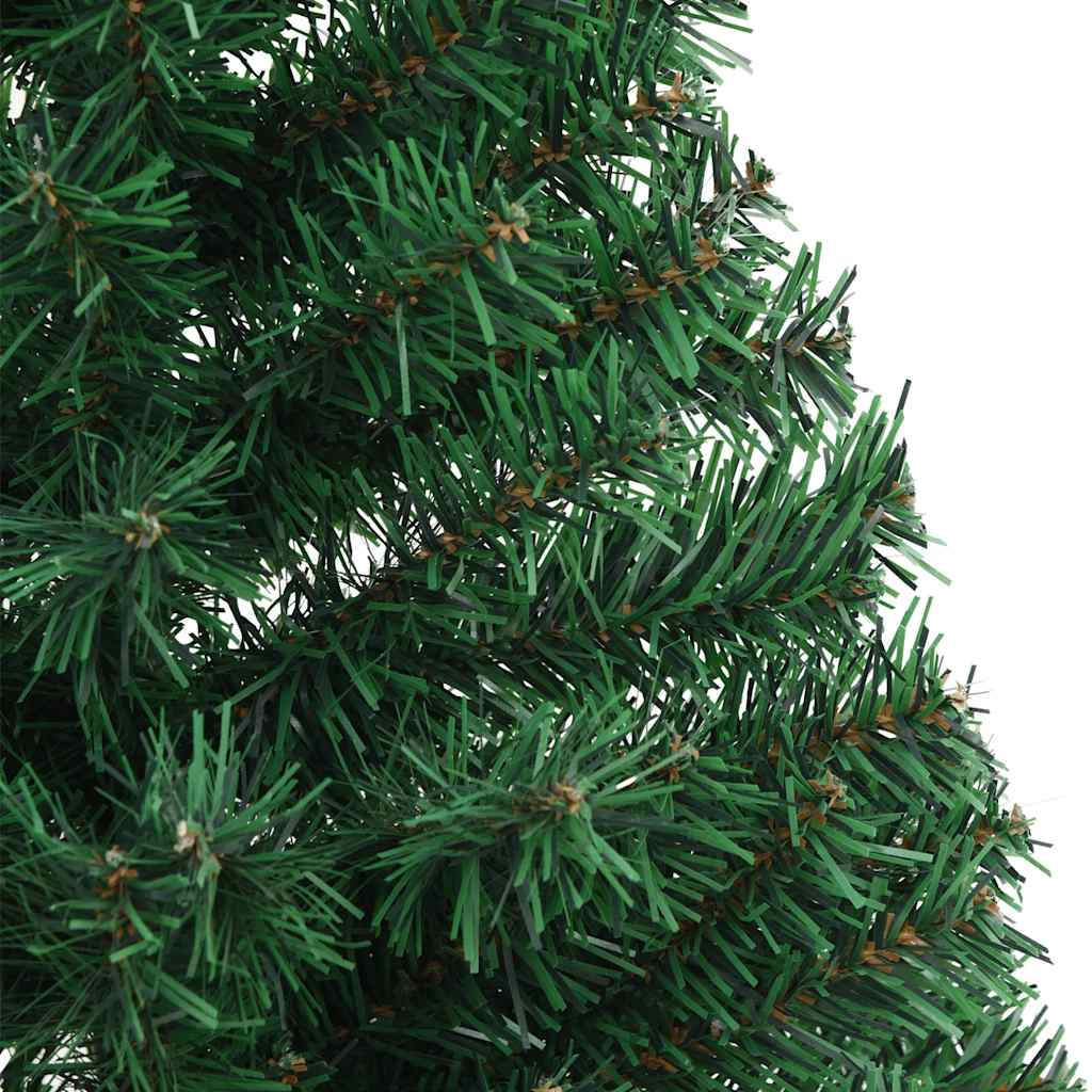 Künstlicher Halb-Weihnachtsbaum Mit Ständer 150 Cm Pvc Grün