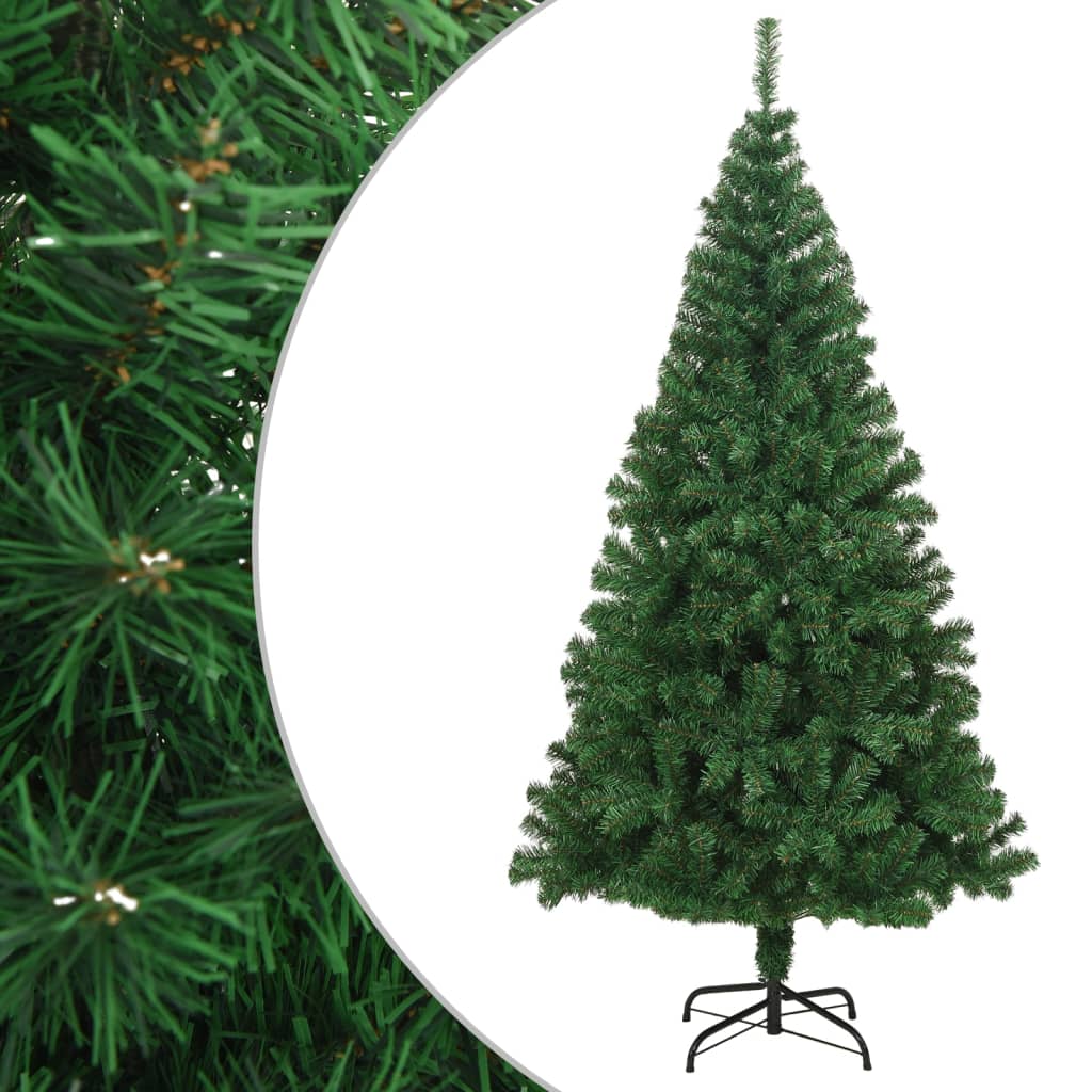 Künstlicher Weihnachtsbaum Mit Dicken Zweigen 150 Cm Pvc Grün