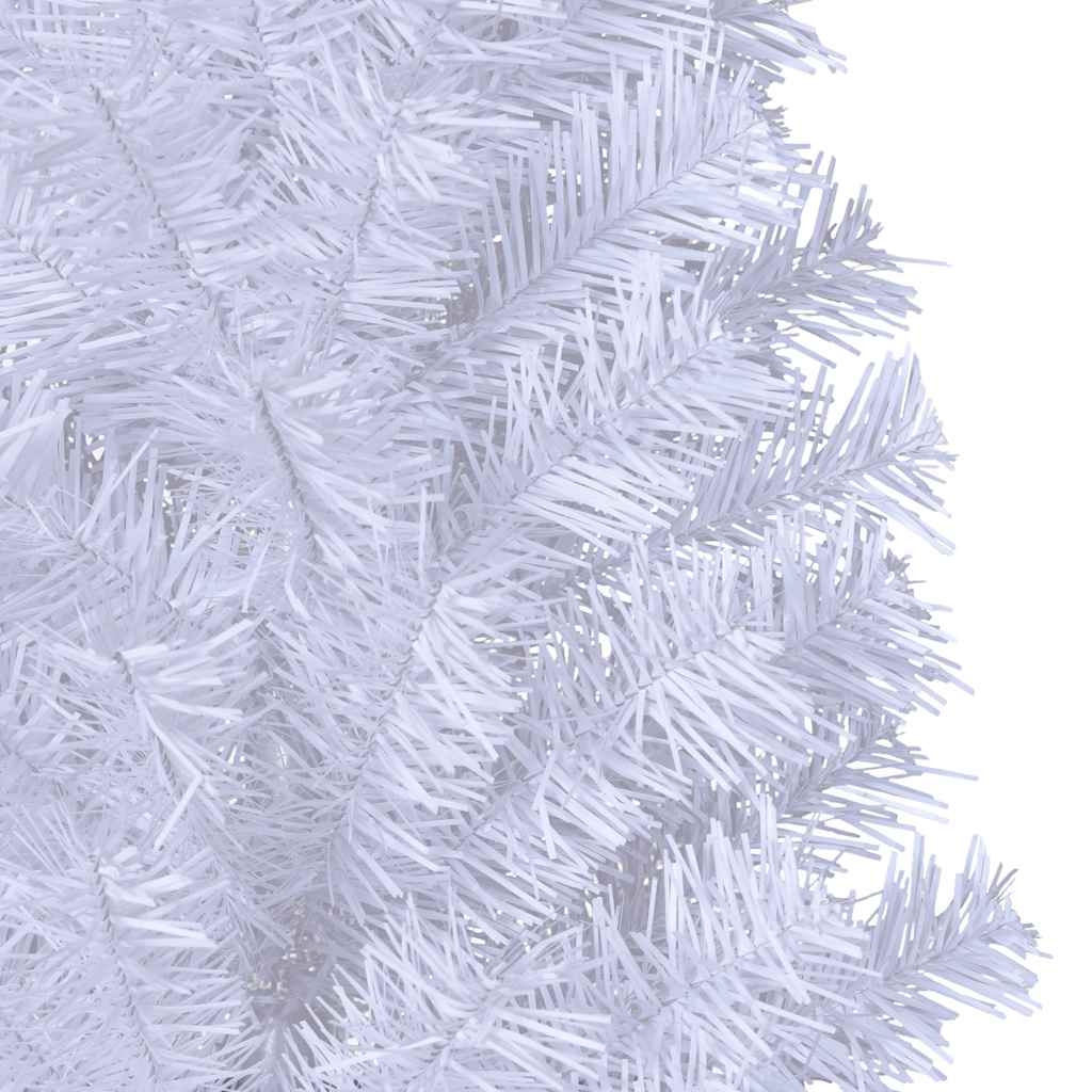 Künstlicher Weihnachtsbaum Mit Dicken Zweigen 150 Cm Pvc Weiß