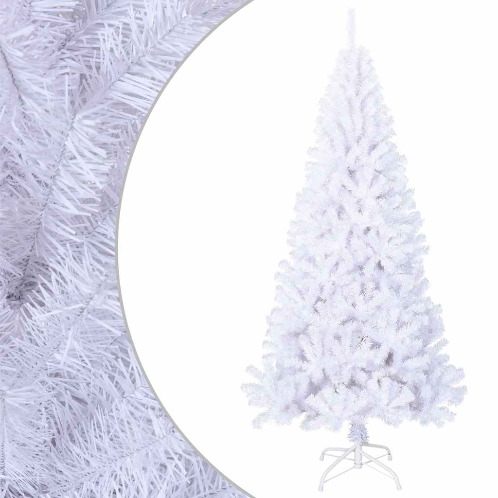 Künstlicher Weihnachtsbaum Mit Dicken Zweigen 150 Cm Pvc Weiß