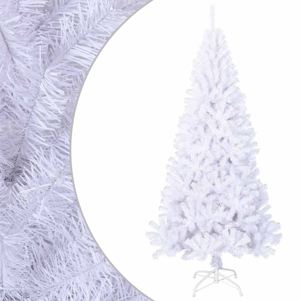 Künstlicher Weihnachtsbaum Mit Dicken Zweigen 150 Cm Pvc Weiß