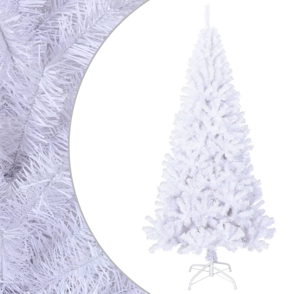 Künstlicher Weihnachtsbaum Mit Dicken Zweigen 150 Cm Pvc Weiß