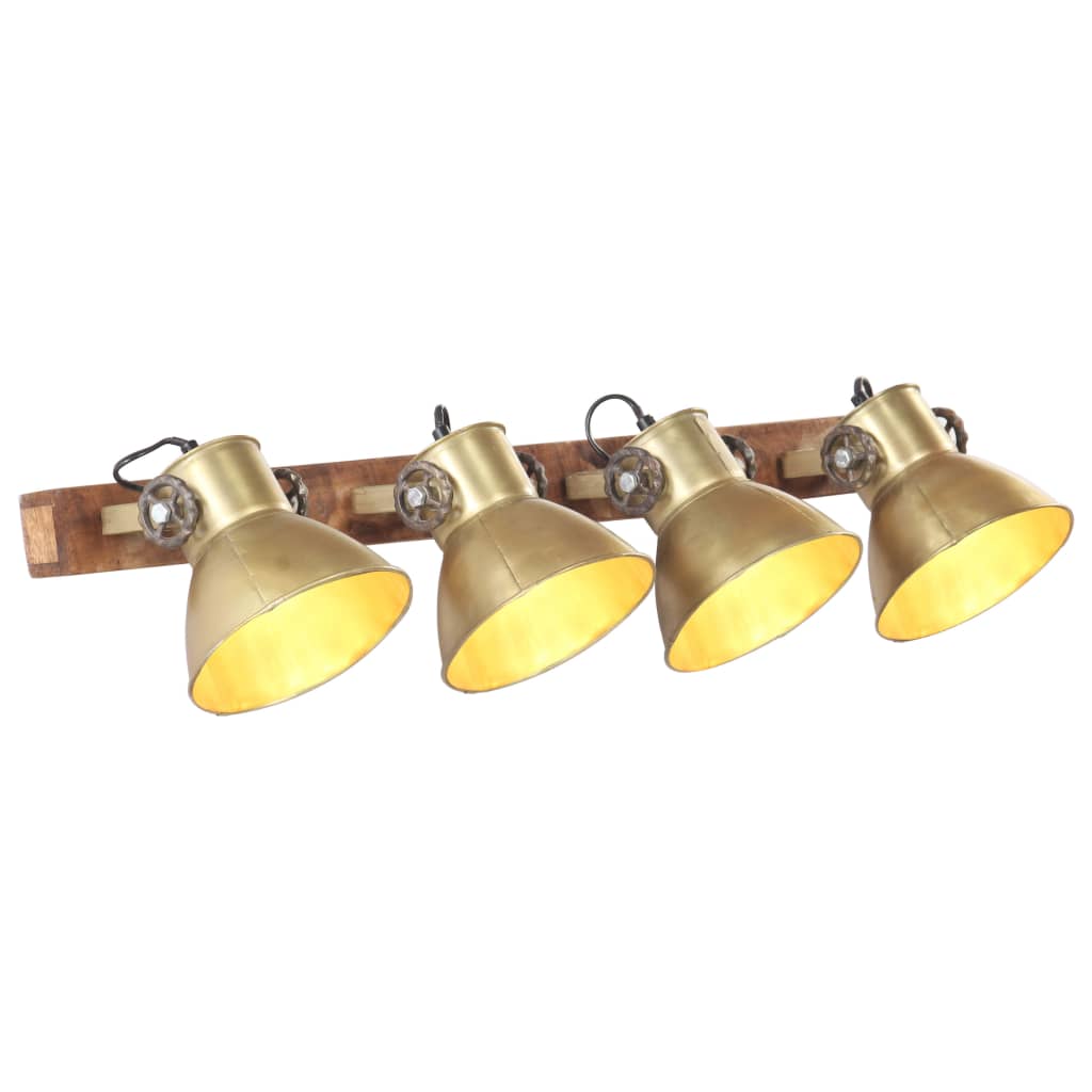Wandlampe Industriestil 90X25 Cm E27 Messing