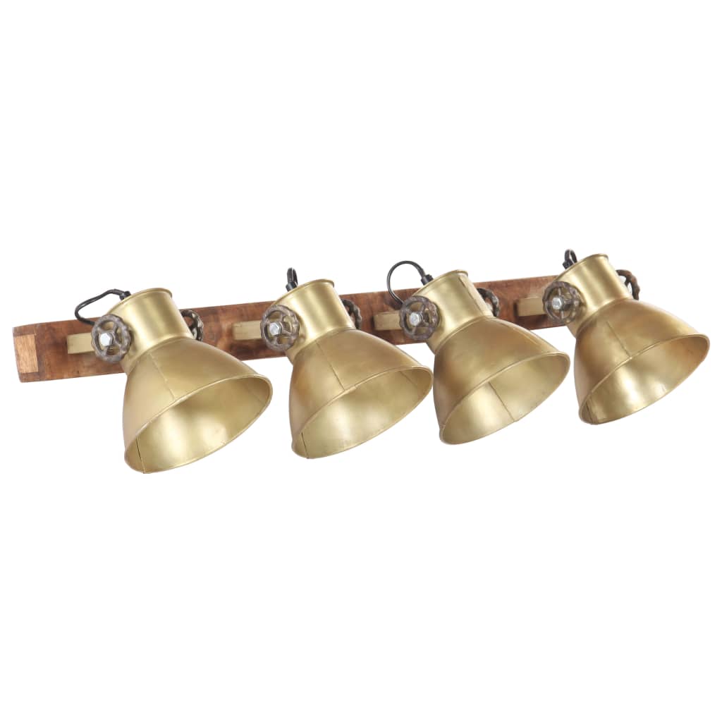 Wandlampe Industriestil 90X25 Cm E27 Messing