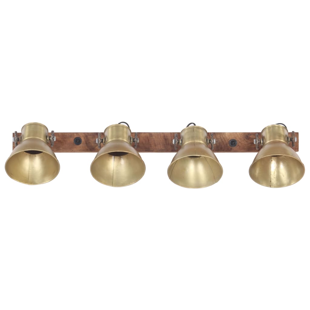 Wandlampe Industriestil 90X25 Cm E27 Messing