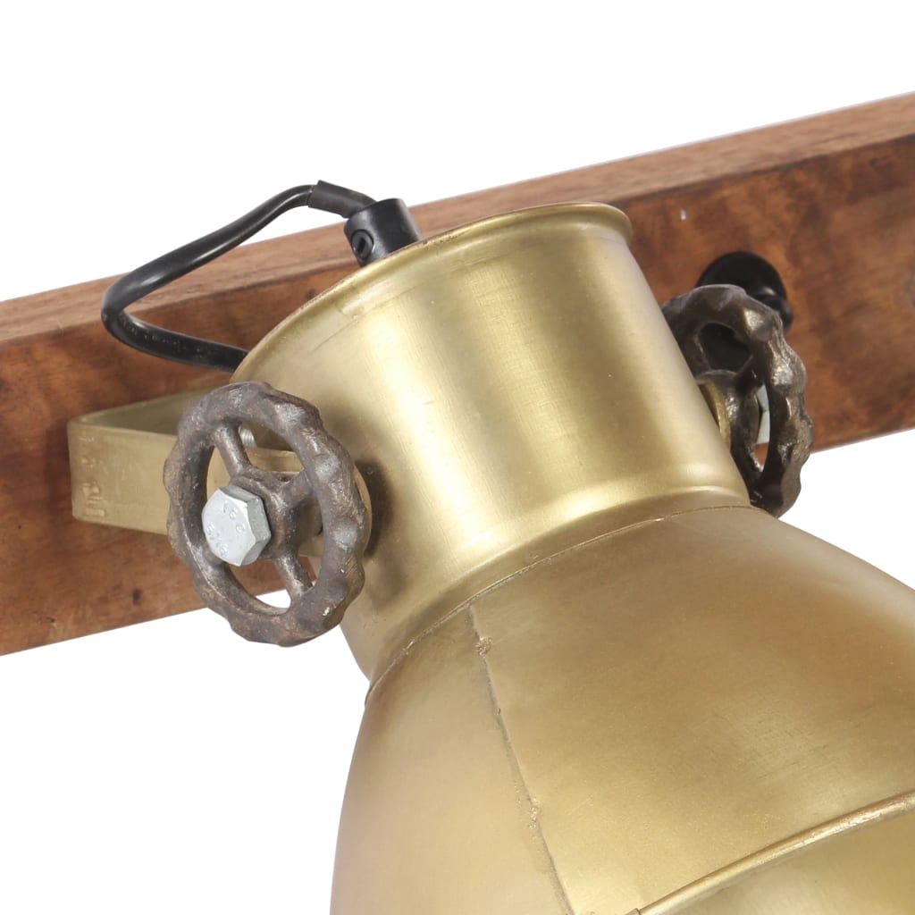 Wandlampe Industriestil 90X25 Cm E27 Messing