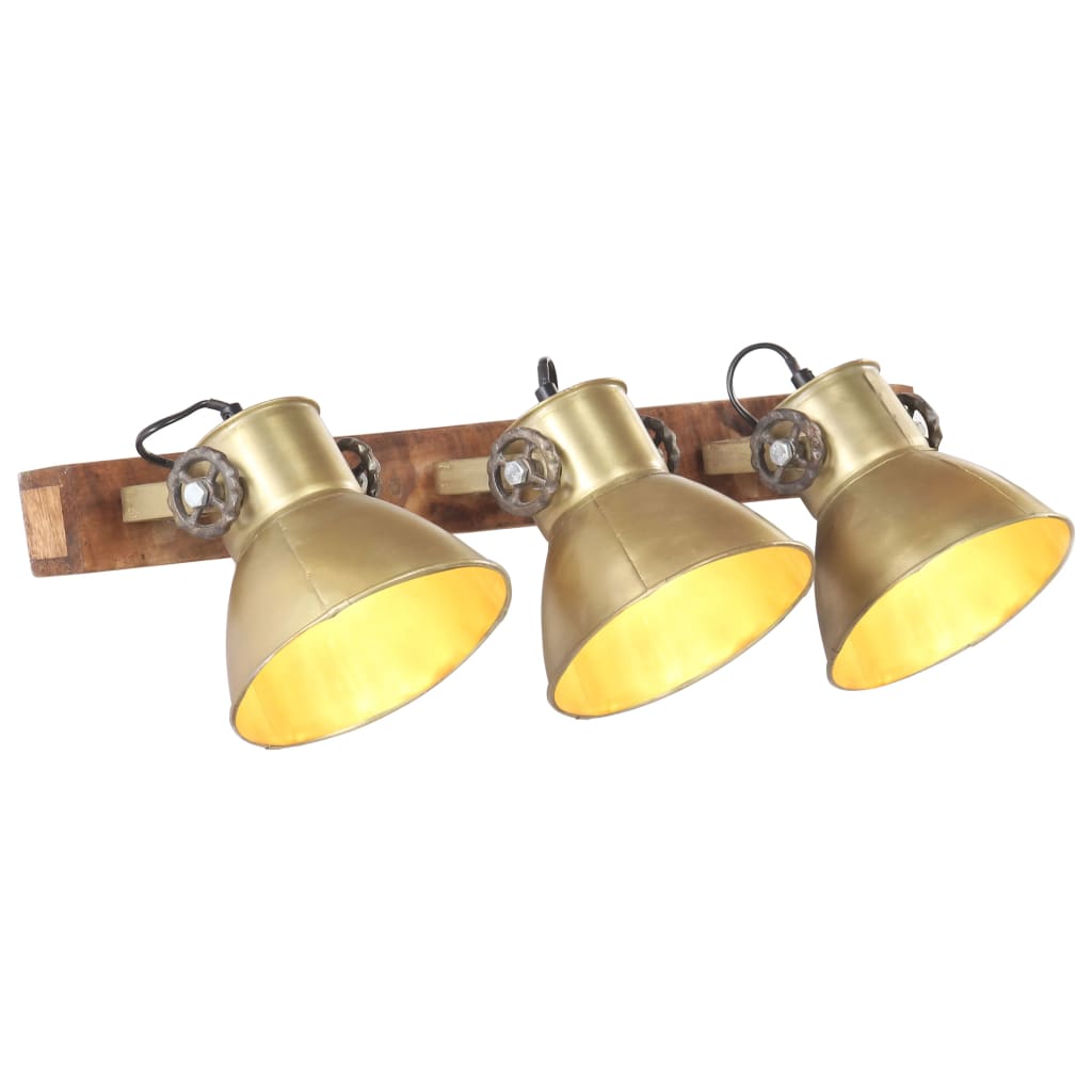 Wandlampe Industriestil 90X25 Cm E27 Messing