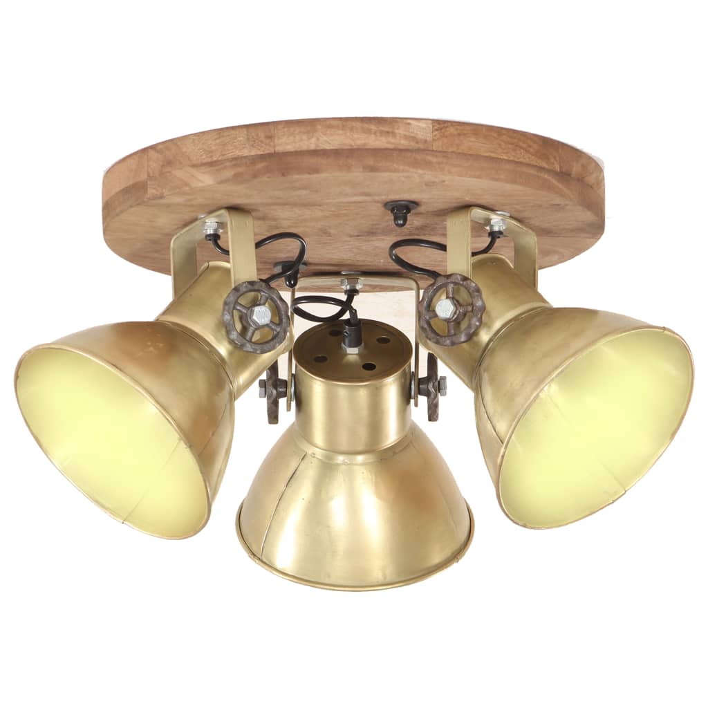 Wandlampe Industriestil 90X25 Cm E27 Messing