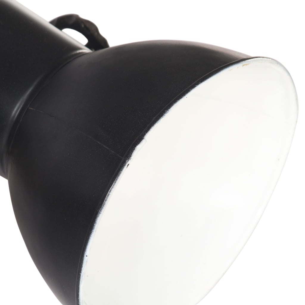 Wandlampe Industriestil 90X25 Cm E27 Schwarz