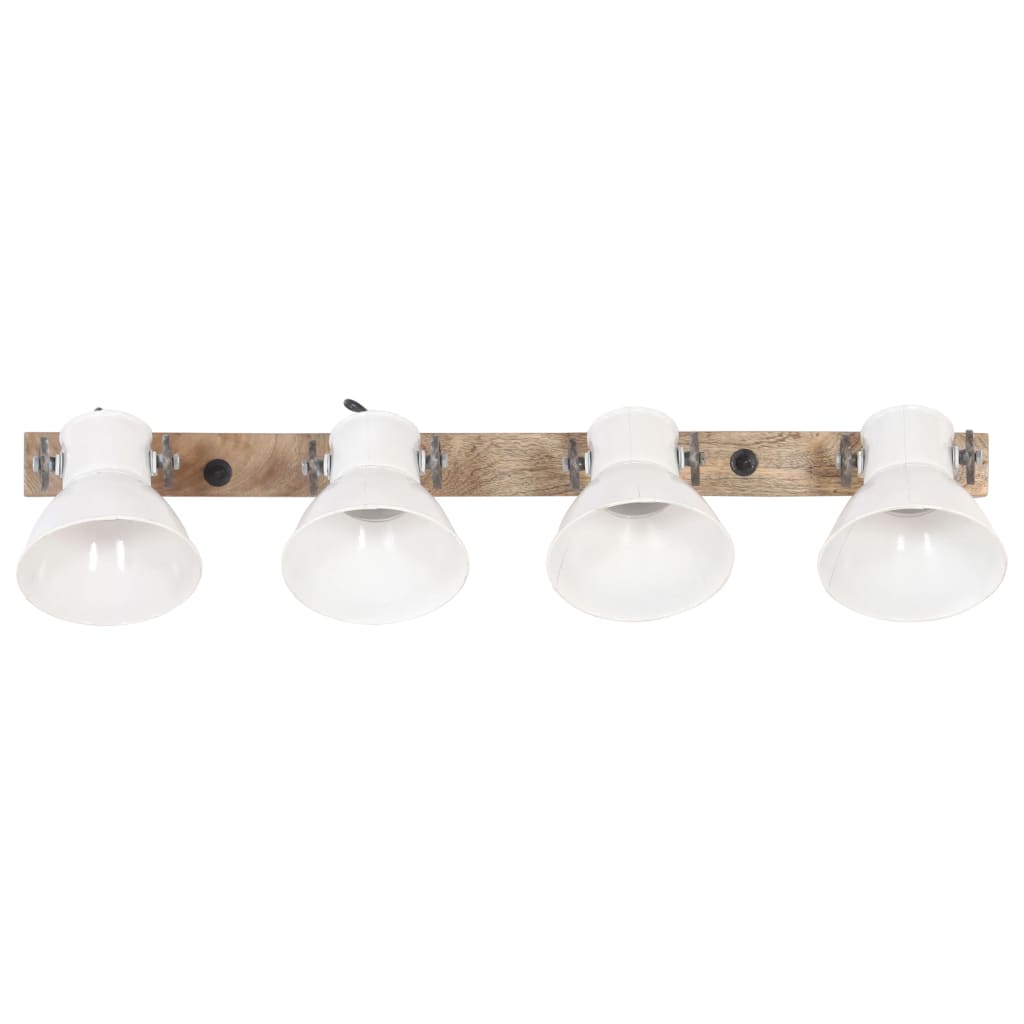 Wandlampe Industriestil 90X25 Cm E27 Weiß