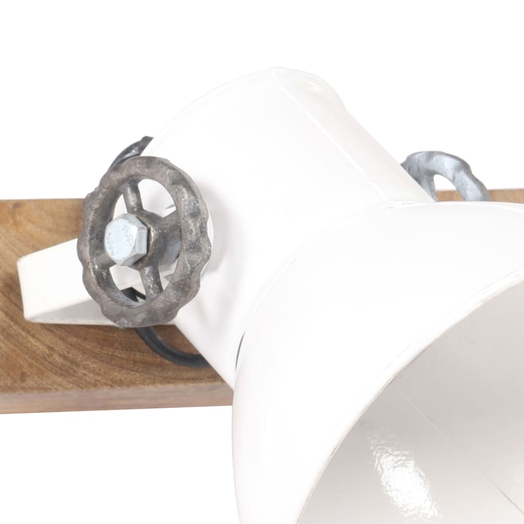 Wandlampe Industriestil 90X25 Cm E27 Weiß