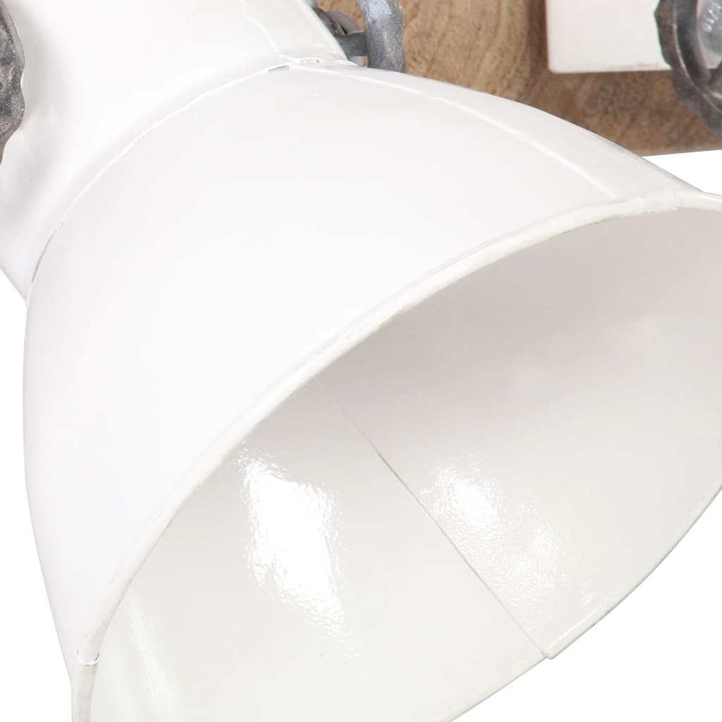 Wandlampe Industriestil 90X25 Cm E27 Weiß