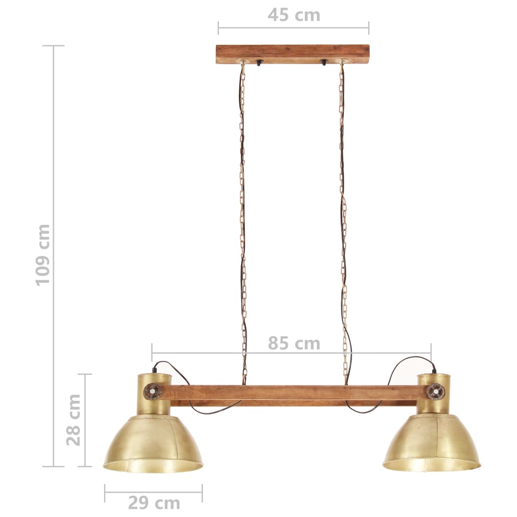 Hängelampe Industriestil 25 W 109 Cm E27