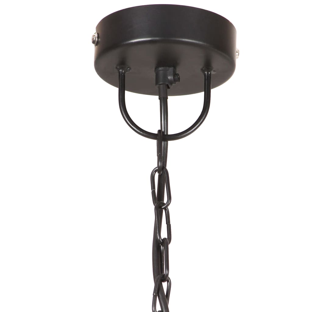Hängelampe Industriestil 25 W Rund 30 Cm E27 Schwarz