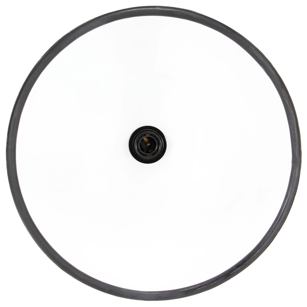 Hängelampe Industriestil 25 W Rund 30 Cm E27 Schwarz