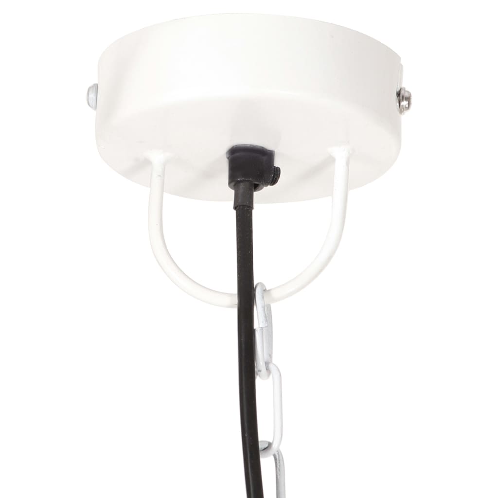 Hängelampe Industriestil 25 W Rund 30 Cm E27 Weiß