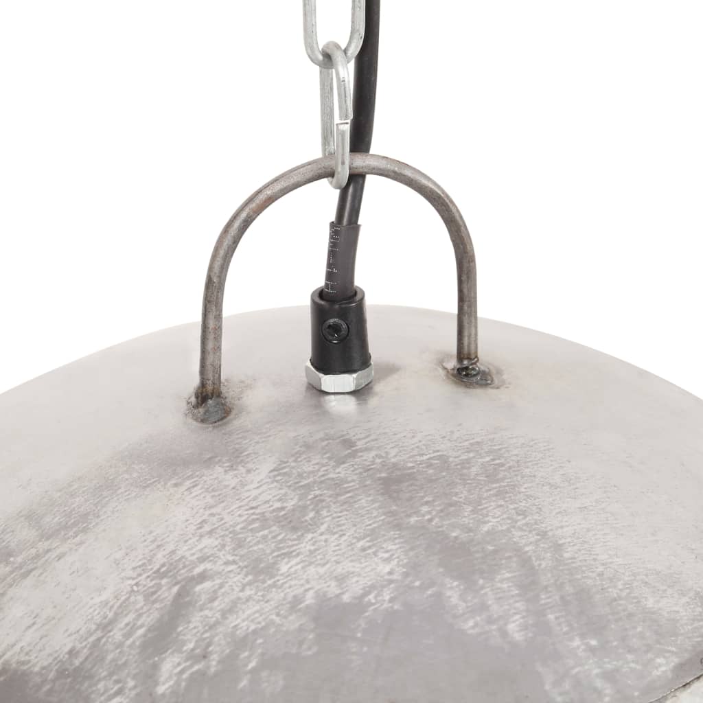 Hängelampe Vintage Industriestil 25 W N Rund 41 Cm E27 Silber