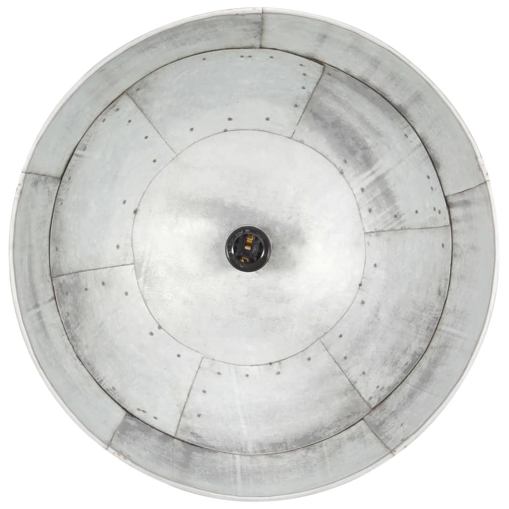 Hängelampe Vintage Industriestil 25 W N Rund 41 Cm E27 Silber