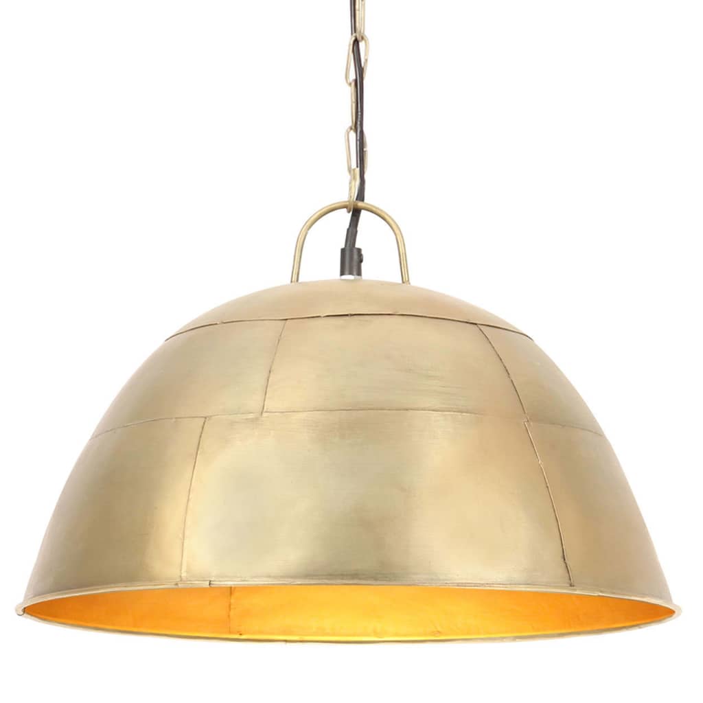 Hängelampe Vintage Industriestil 25 W Rund 41 Cm E27 Messing