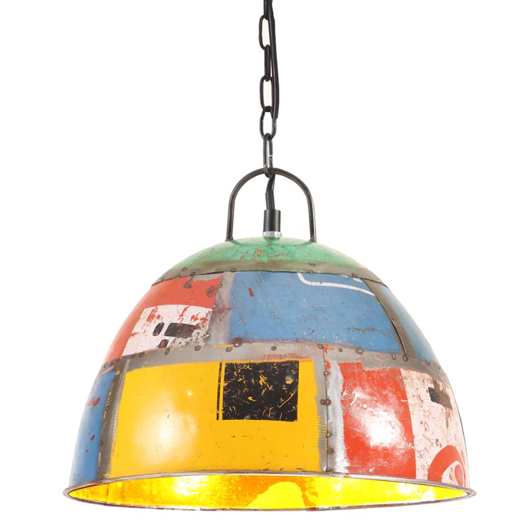 Hängelampe Vintage Industriestil 25 W Rund 31 Cm E27 Mehrfarbig
