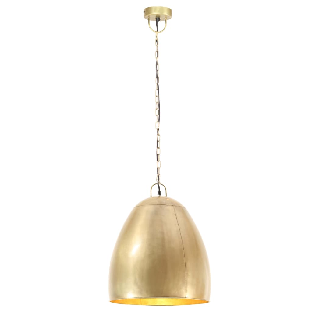 Hängelampe Industriestil 25 W Rund 42 Cm E27 Messing