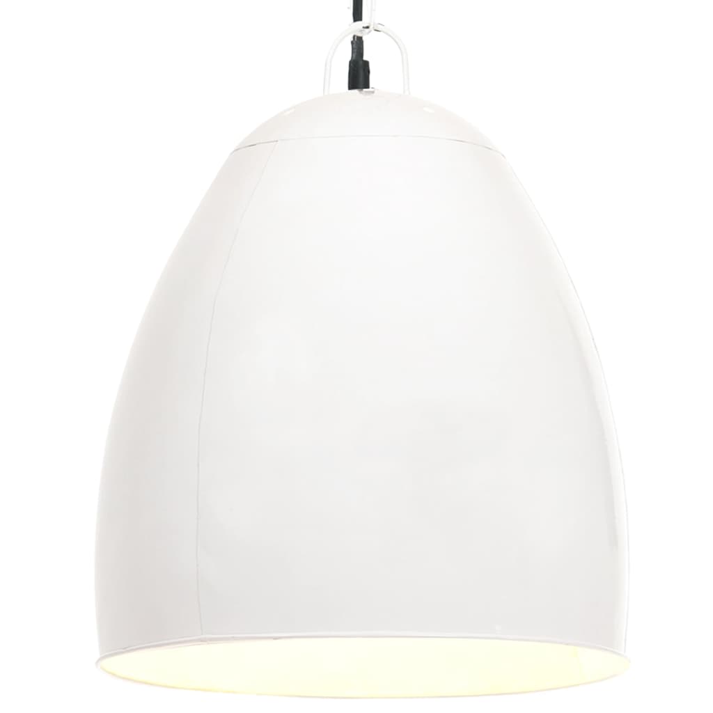 Hängelampe Industriestil 25 W Rund 42 Cm E27 Weiß