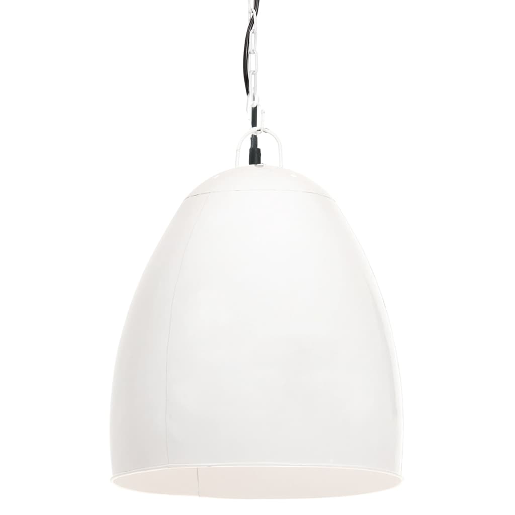 Hängelampe Industriestil 25 W Rund 42 Cm E27 Weiß