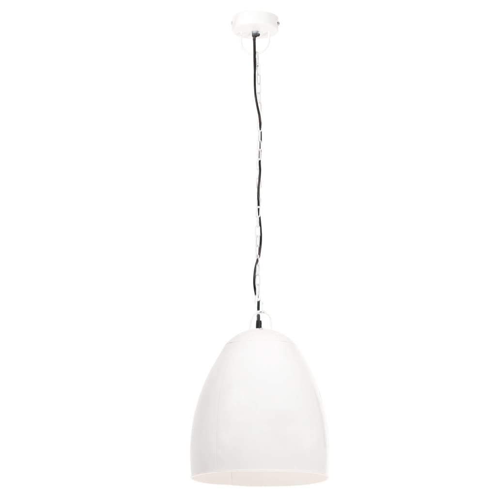 Hängelampe Industriestil 25 W Rund 42 Cm E27 Weiß