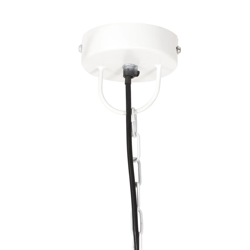 Hängelampe Industriestil 25 W Rund 42 Cm E27 Weiß
