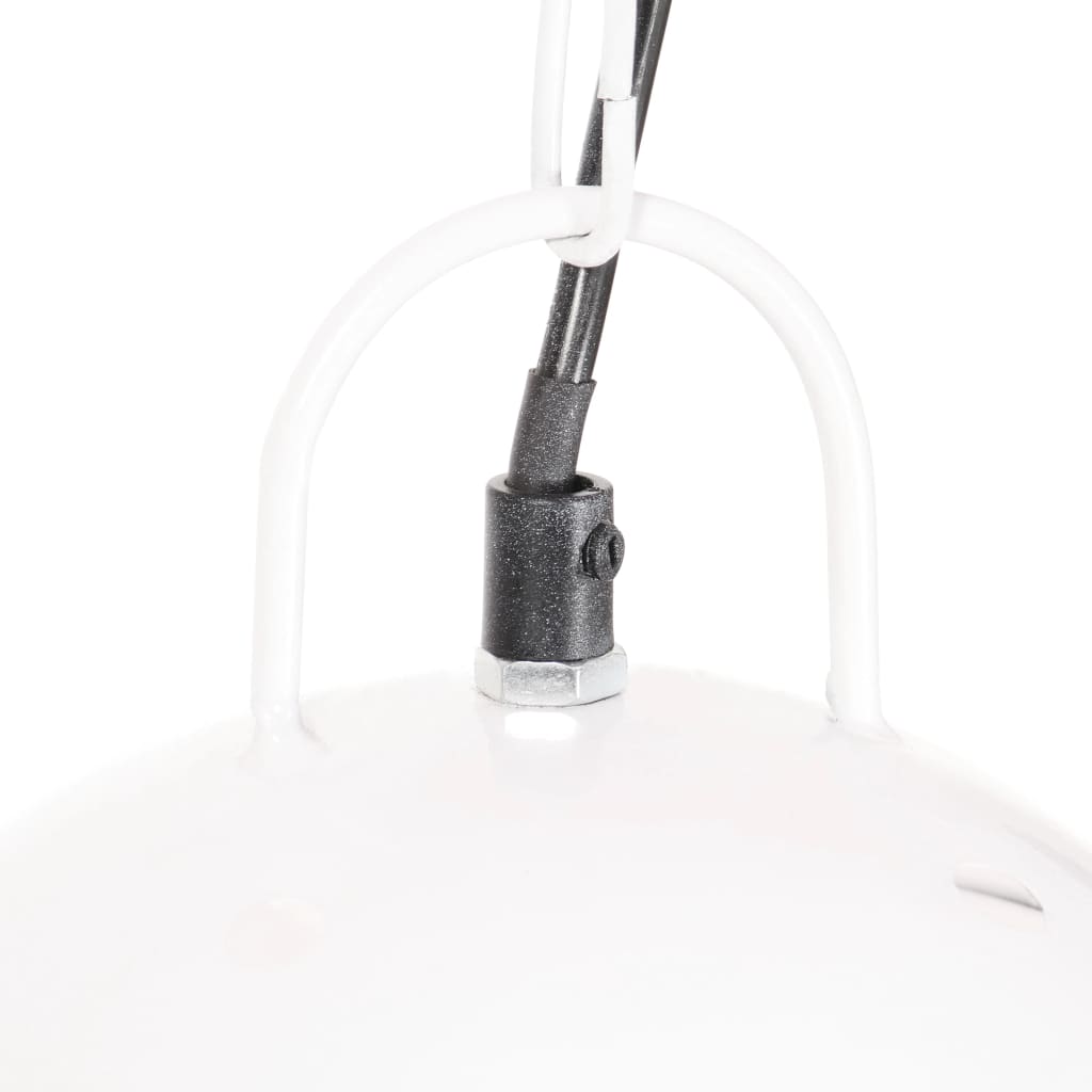 Hängelampe Industriestil 25 W Rund 42 Cm E27 Weiß