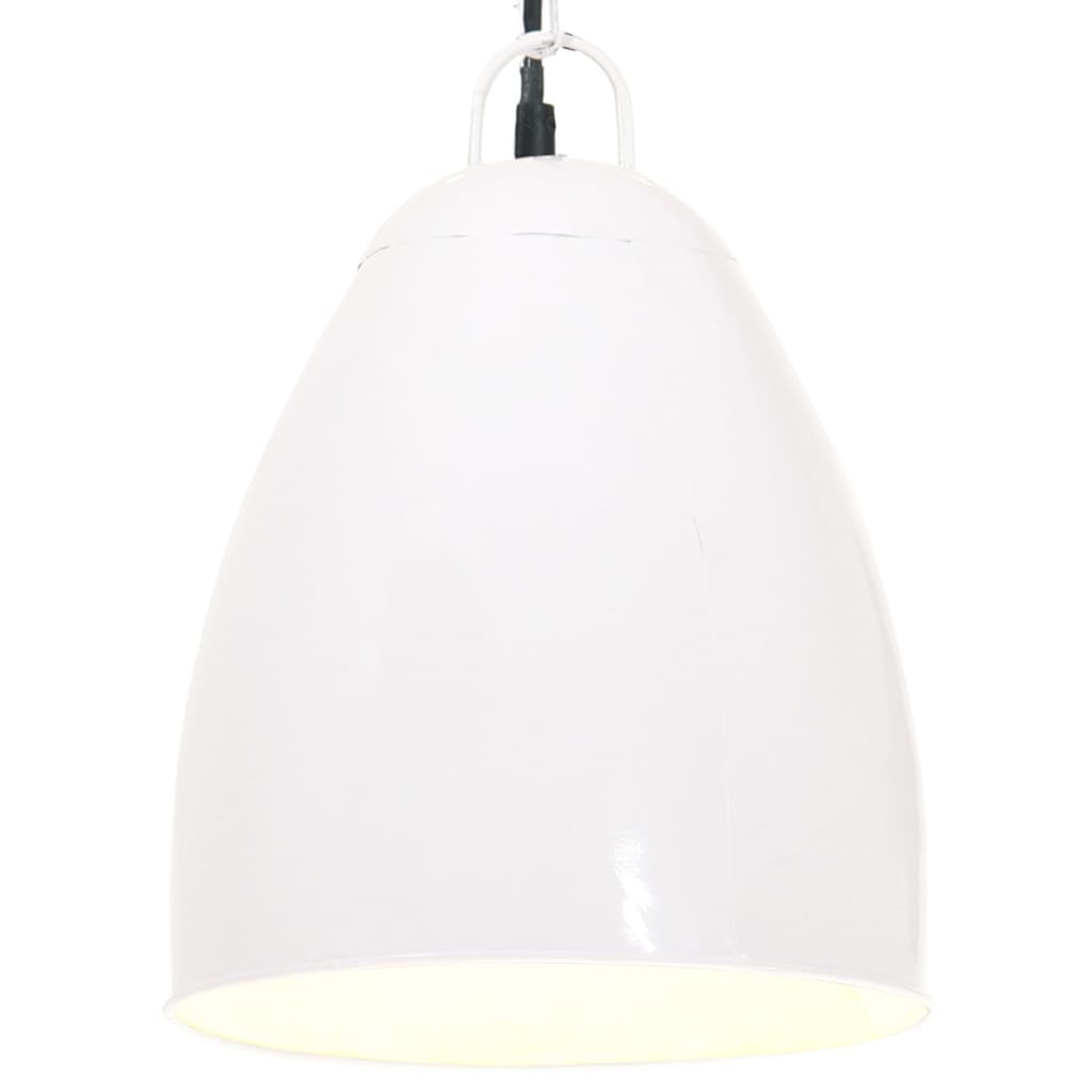 Hängelampe Industriestil 25 W Rund 42 Cm E27 Weiß