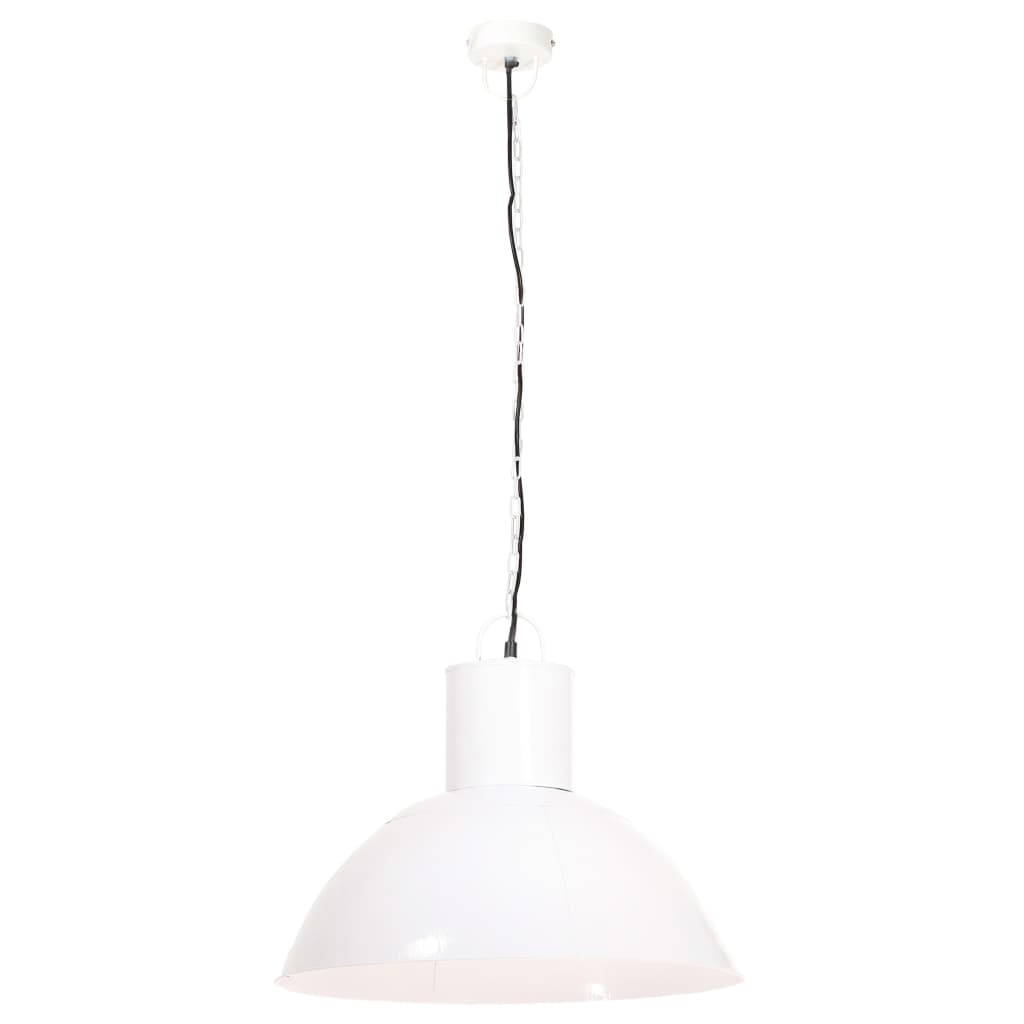 Hängelampe 25 W Rund 48 Cm E27 Weiß