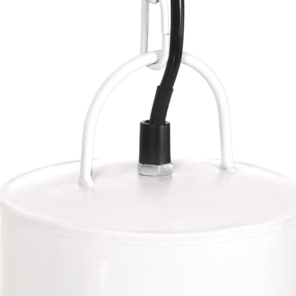 Hängelampe 25 W Rund 48 Cm E27 Weiß