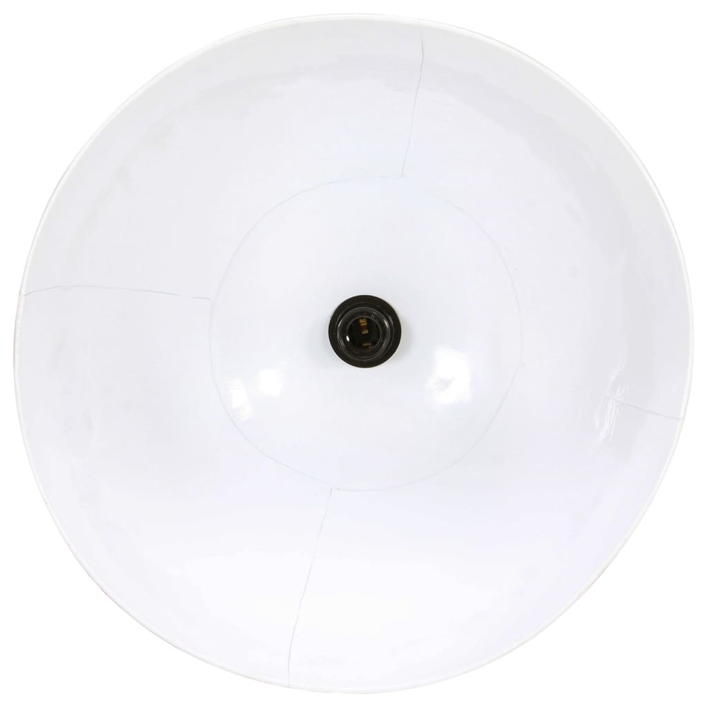 Hängelampe 25 W Rund 48 Cm E27 Weiß