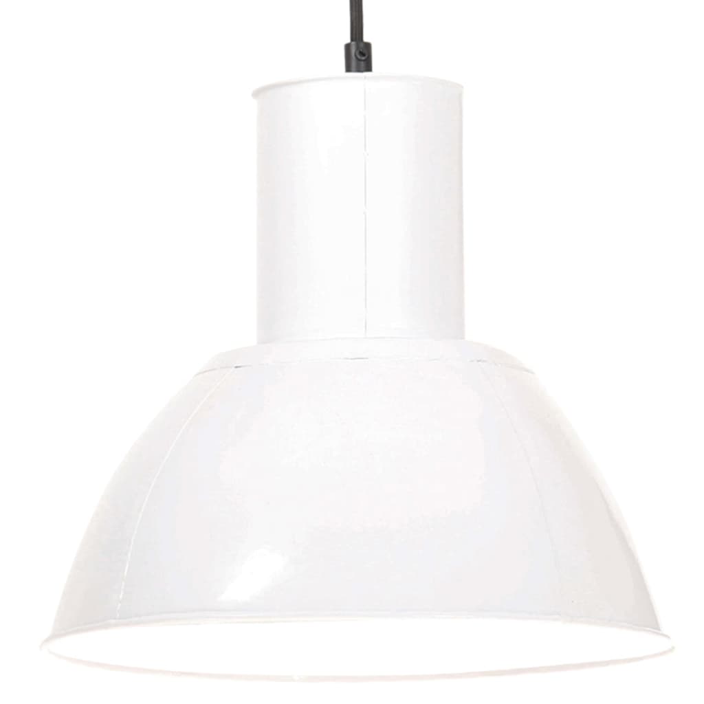 Hängelampe 25 W Rund 48 Cm E27 Weiß