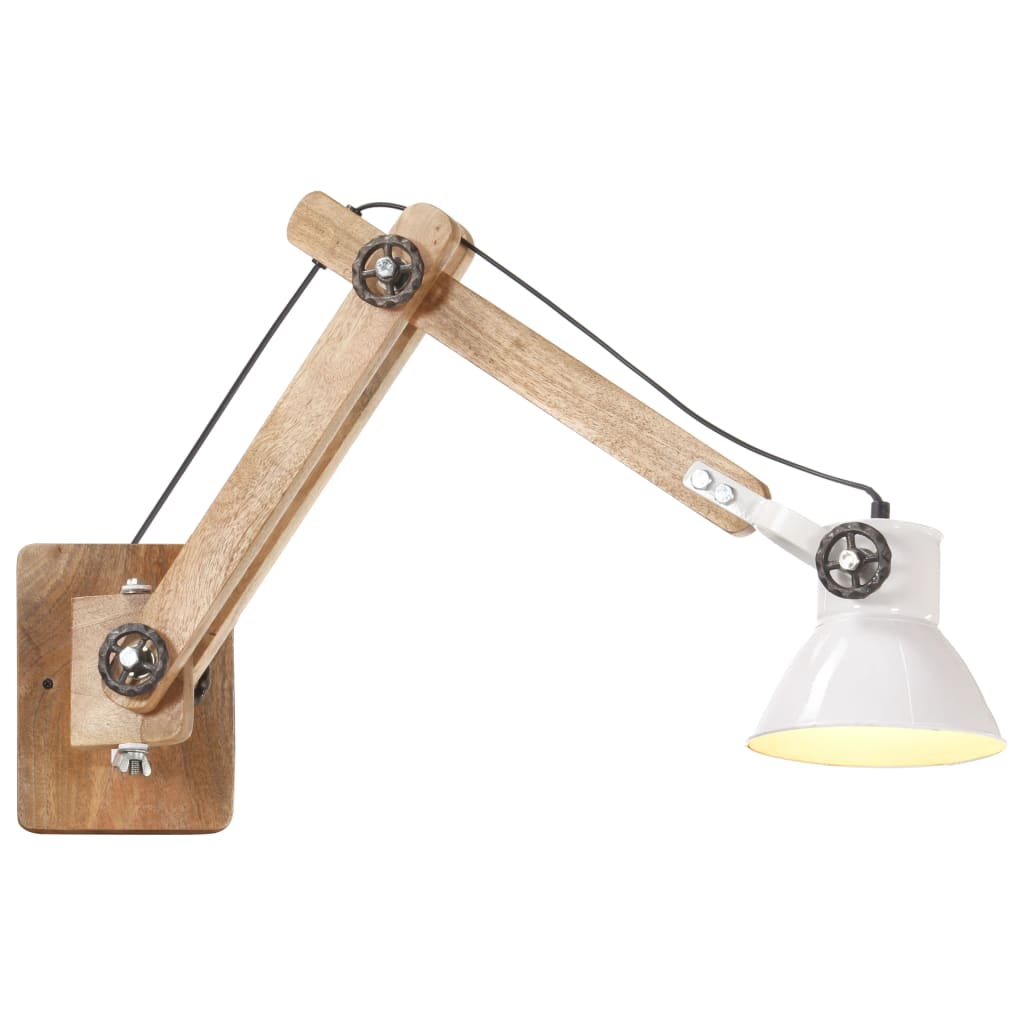 Industrie-Stil Rund E27 Weiß