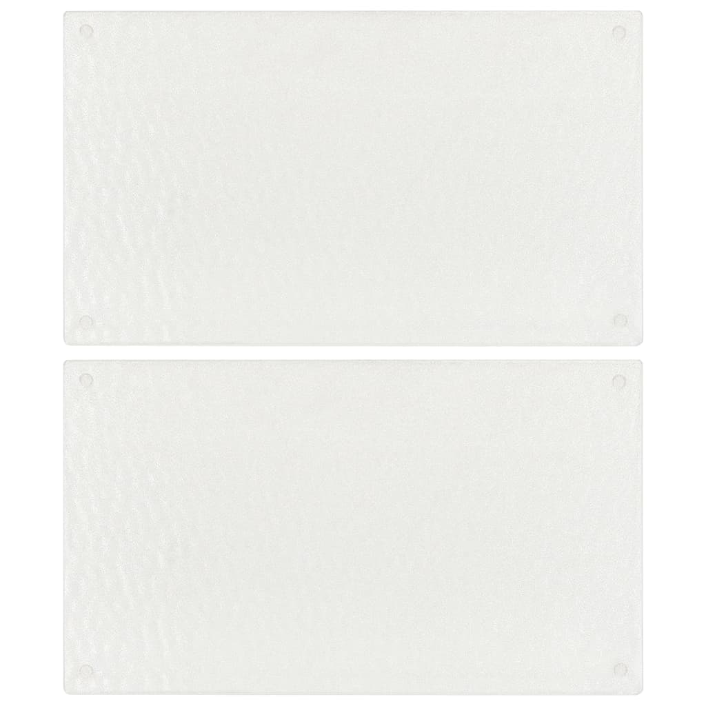 Schneidebretter 2 Stk. In Natürlicher Steinoptik Hartglas