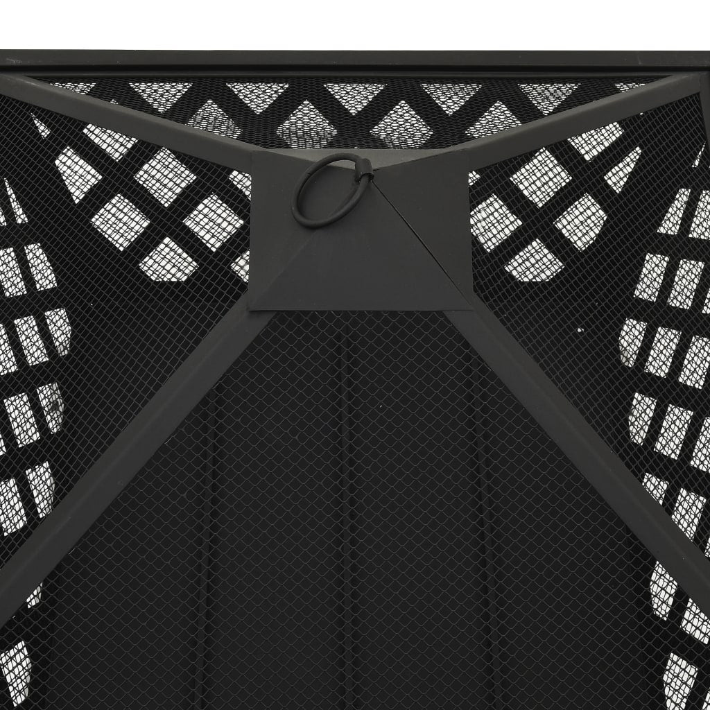 Feuerstelle Mit Schürhaken 64 Cm Xxl Stahl