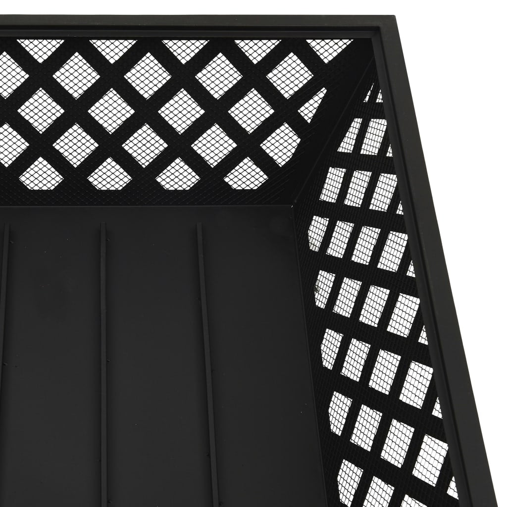 Feuerstelle Mit Schürhaken 64 Cm Xxl Stahl