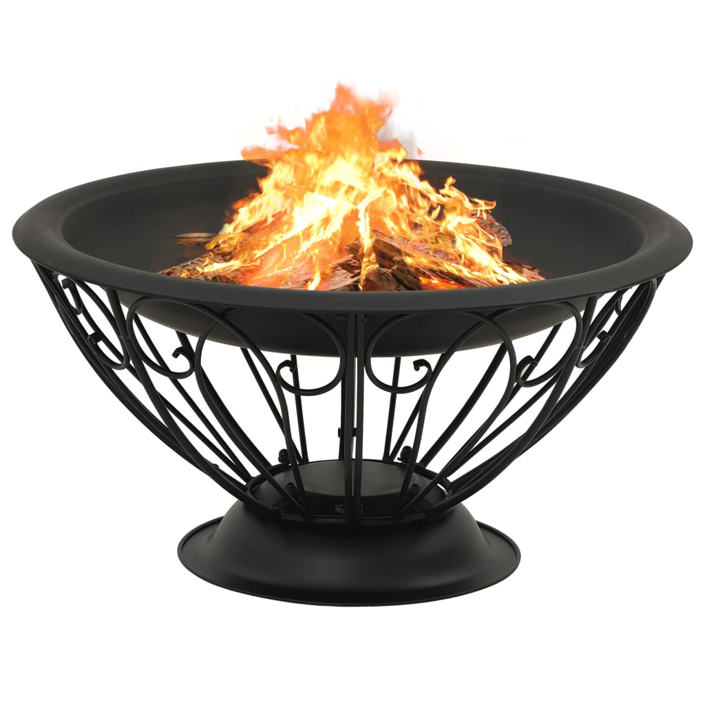 Feuerstelle Mit Schürhaken 75 Cm Xxl Stahl Räuchereiche