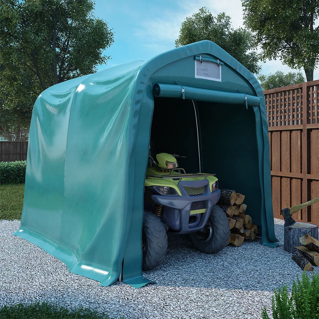 Garagenzelt Pvc 1,6X2,4 M Grün