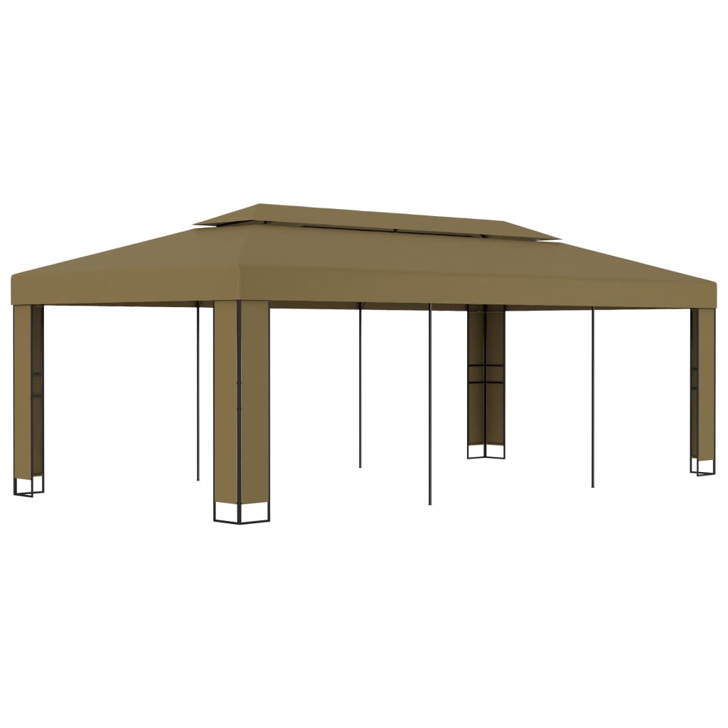 Pavillon Mit Doppeldach 3X3X2,7 M 180 G/M²
