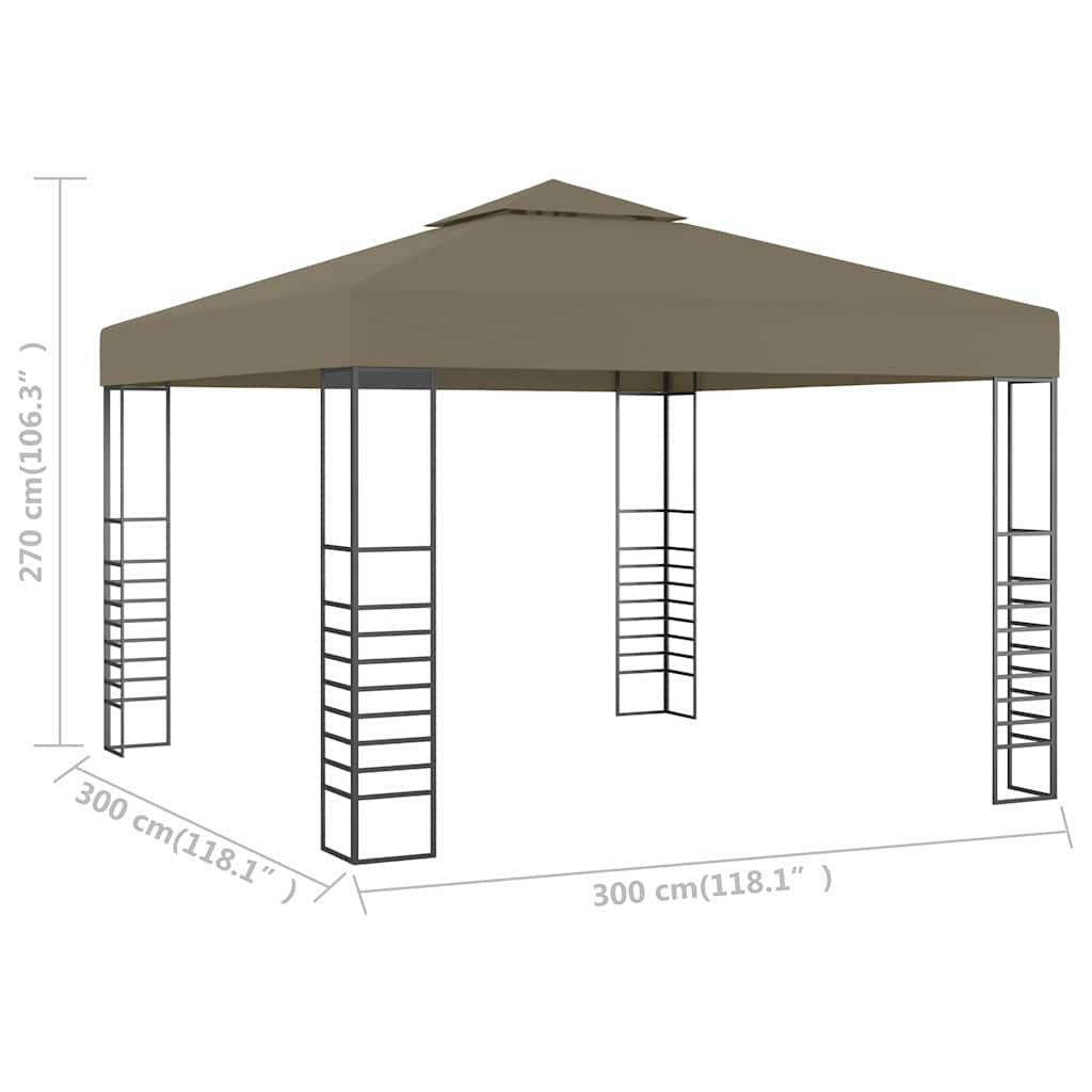 Gartenzelt 3X3 M 180 G/M²